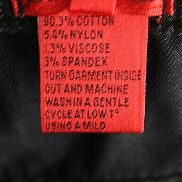 V Christina 10 x 32" Black Gold Shimmer Cotton Nylon Viscose Spandex Pant - Picture 7 of 8